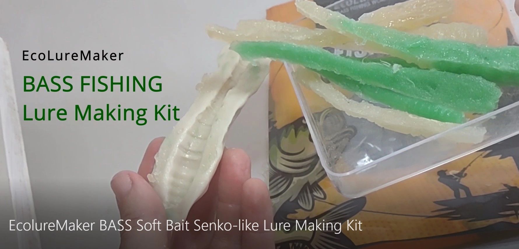 Now You Can Make EcoFriendly Biodegradable BASS Fishing Lures